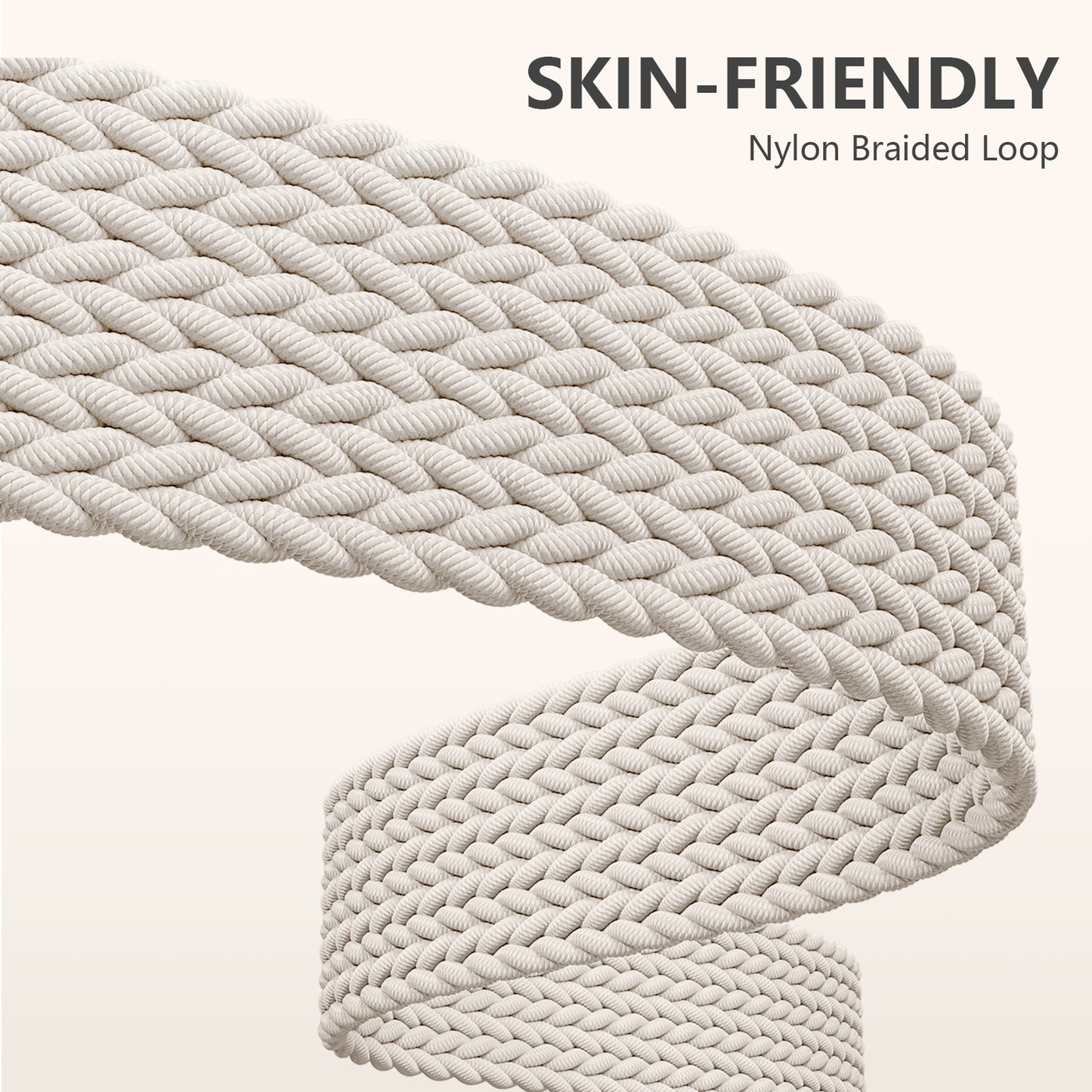 6 Pack Braided Elastic Band Compatible with Fitbit Versa 4/Fitbit Versa 3/Fitbit Sense/Fitbit Sense 2 Bands Women Men, Adjustable Stretchy Solo Loop Nylon Sport Straps Wristband