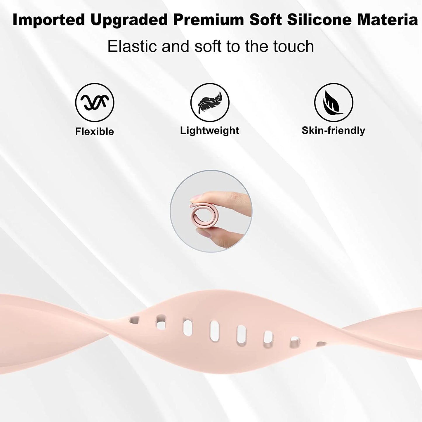 Comvin Silicone Compatible With Apple Watch Bands 38mm 40mm 41mm 42mm 44mm 45mm 49mm for Women Men, Sport Wristbands Fits For iWatch Ultra Series 11 10 9 8 7 6 5 4 3 SE, 15 Pack