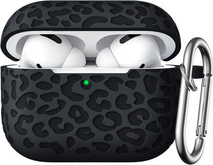 Comvin Fits For Airpods Pro 2 Case Silicone, Cute Soft Compatible With Airpods Pro Case Cover, Leopard