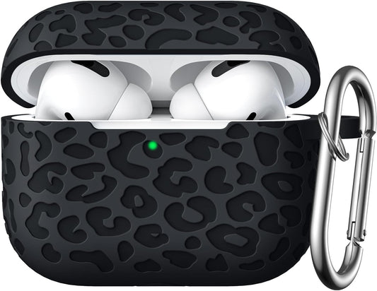 Comvin Fits For Airpods Pro 2 Case Silicone, Cute Soft Compatible With Airpods Pro Case Cover, Leopard