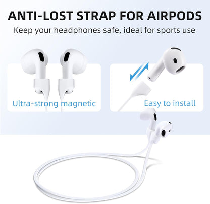 Comvin for Apple Airpods 4 Case Cover for Women Men, with Cleaner Kit Fits & Anti-Loss Strap, Navy