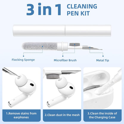 Comvin for AirPods Pro 3 Case, Soft Silicone Cover for Apple Airpods Pro 3rd Generation (2025), with Cleaner Kit