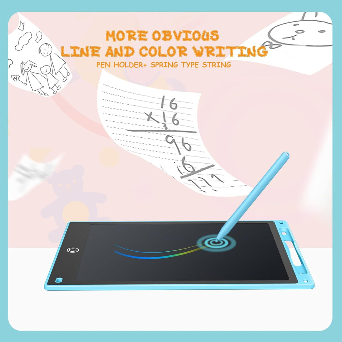 Comvin 3 Pack LCD Writing Tablet for Kids, 10inch Drawing Tablets for Boys Girls, for 2-9