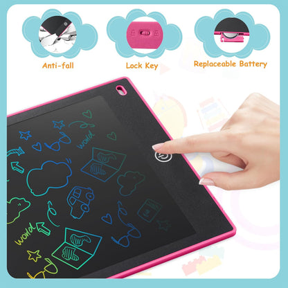 Comvin 3 Pack LCD Writing Tablet for Kids, 10inch Drawing Tablets for Boys Girls, for 2-9