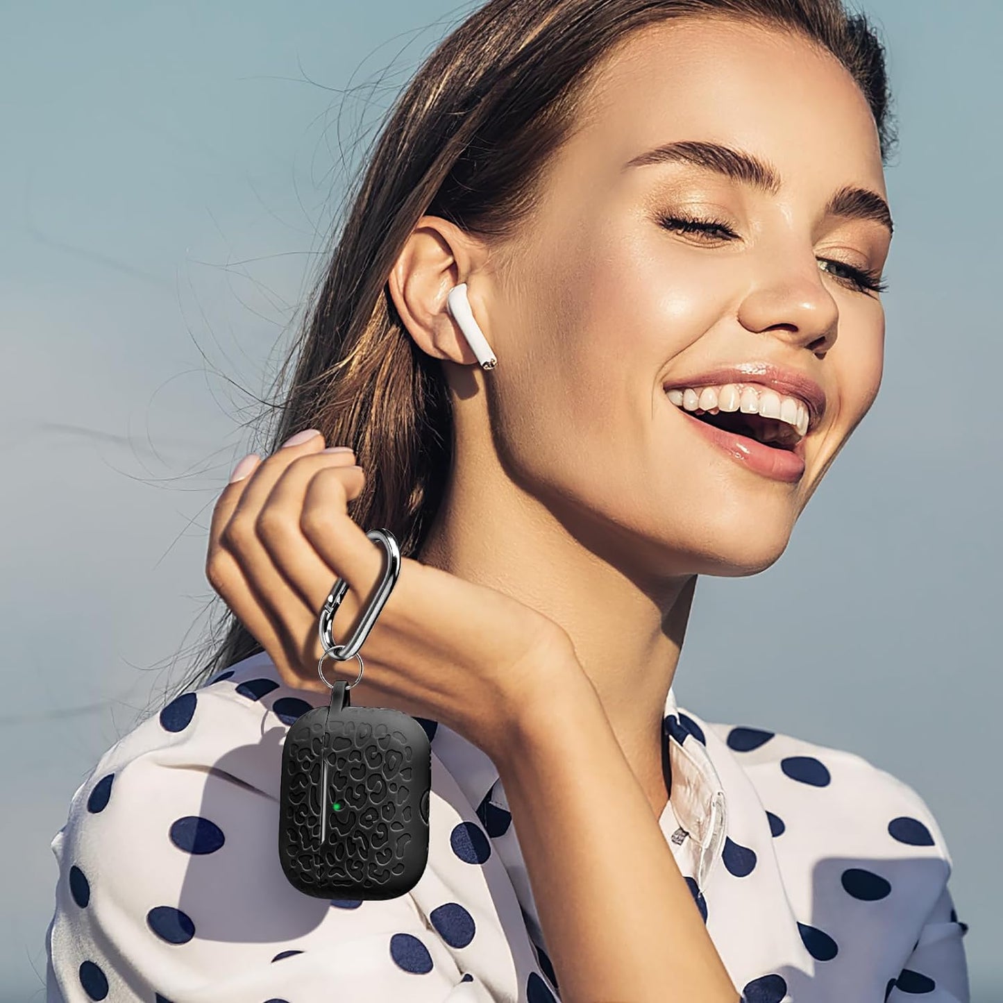 Comvin Fits For Airpods Pro 2 Case Silicone, Cute Soft Compatible With Airpods Pro Case Cover, Leopard