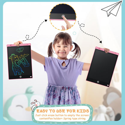 Comvin 3 Pack LCD Writing Tablet for Kids, 10inch Drawing Tablets for Boys Girls, for 2-9