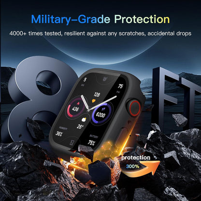 Comvin for Apple Watch Screen Protector 44mm 46mm 40mm, Fully Waterproof Privacy Case for Apple Watch SE 3/SE 2/SE/Series 11/10/6/5/4, 2 Pack